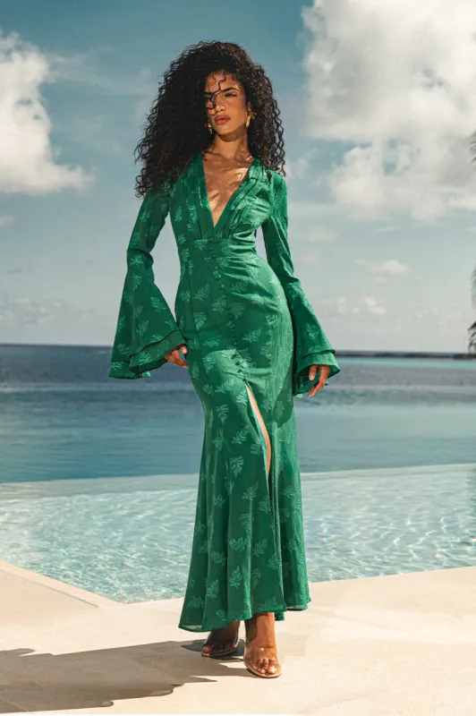 SAREY MAXI DRESS - EMERALD sold by Runaway The Label