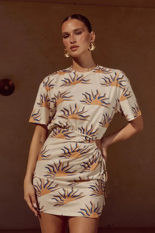 BRIZZIE MINI DRESS - SOLA PRINT sold by Runaway The Label