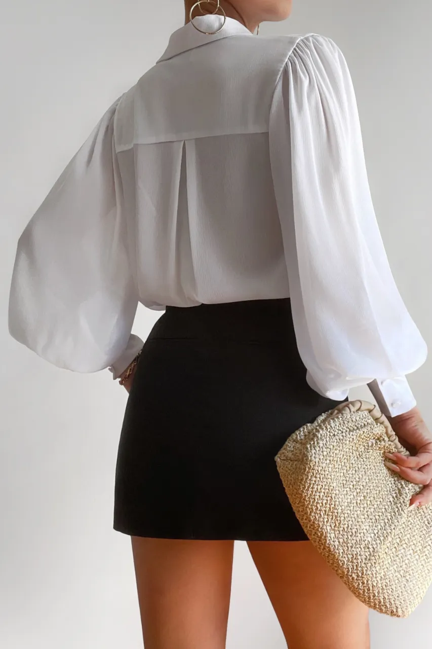 FLEETWOOD BLOUSE - BLANCO sold by Runaway The Label product image thumbnail 2