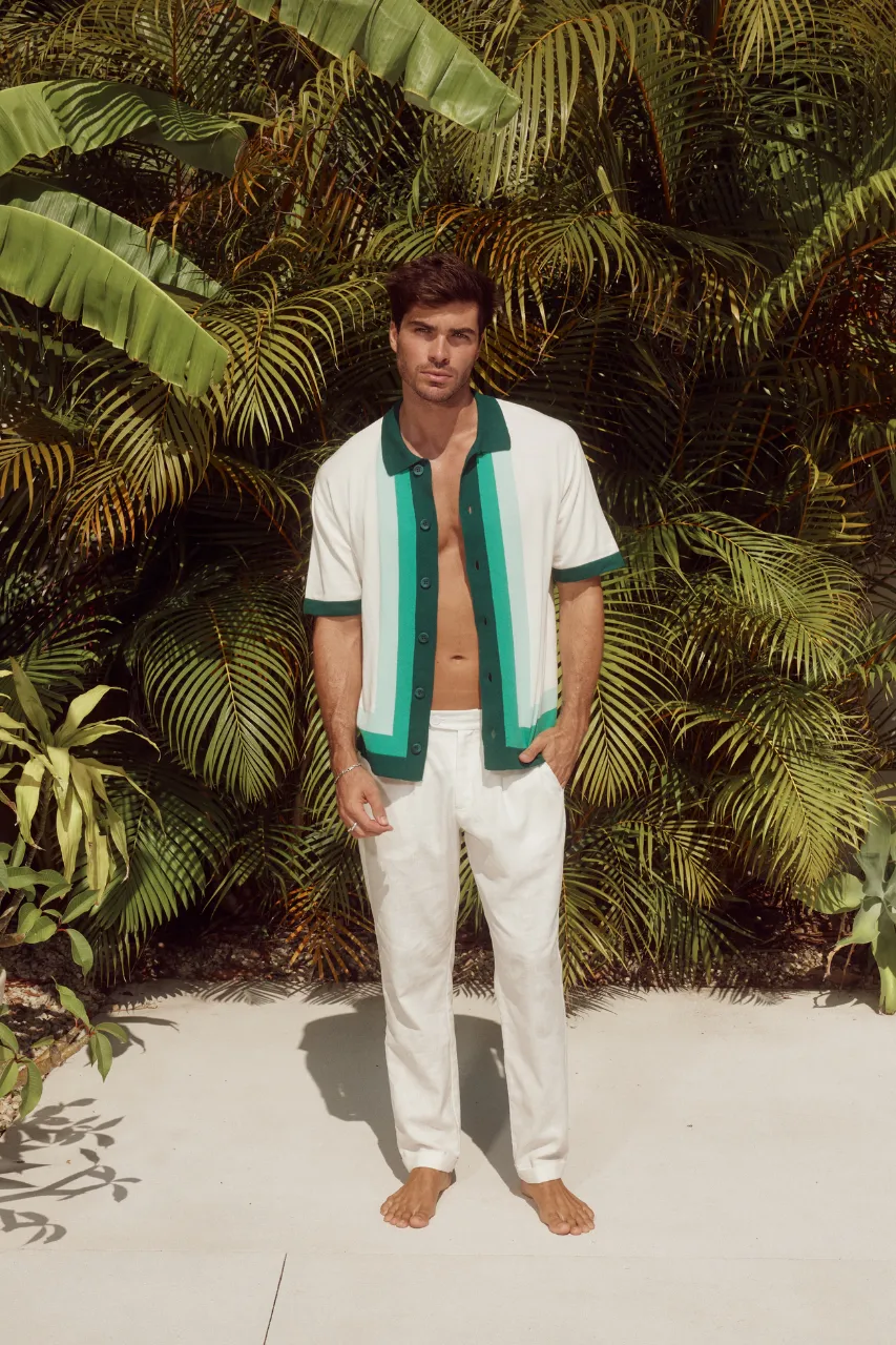 DARIUS SHIRT - GREEN MULTI sold by Runaway The Label product image thumbnail 4