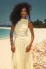 NALLA MAXI DRESS - LEMON sold by Runaway The Label