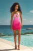 STELLAR MINI DRESS - PINK OMBRE sold by Runaway The Label