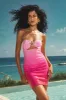 STELLAR MINI DRESS - PINK OMBRE sold by Runaway The Label