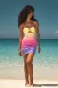 STELLAR MINI DRESS - CANDY OMBRE sold by Runaway The Label