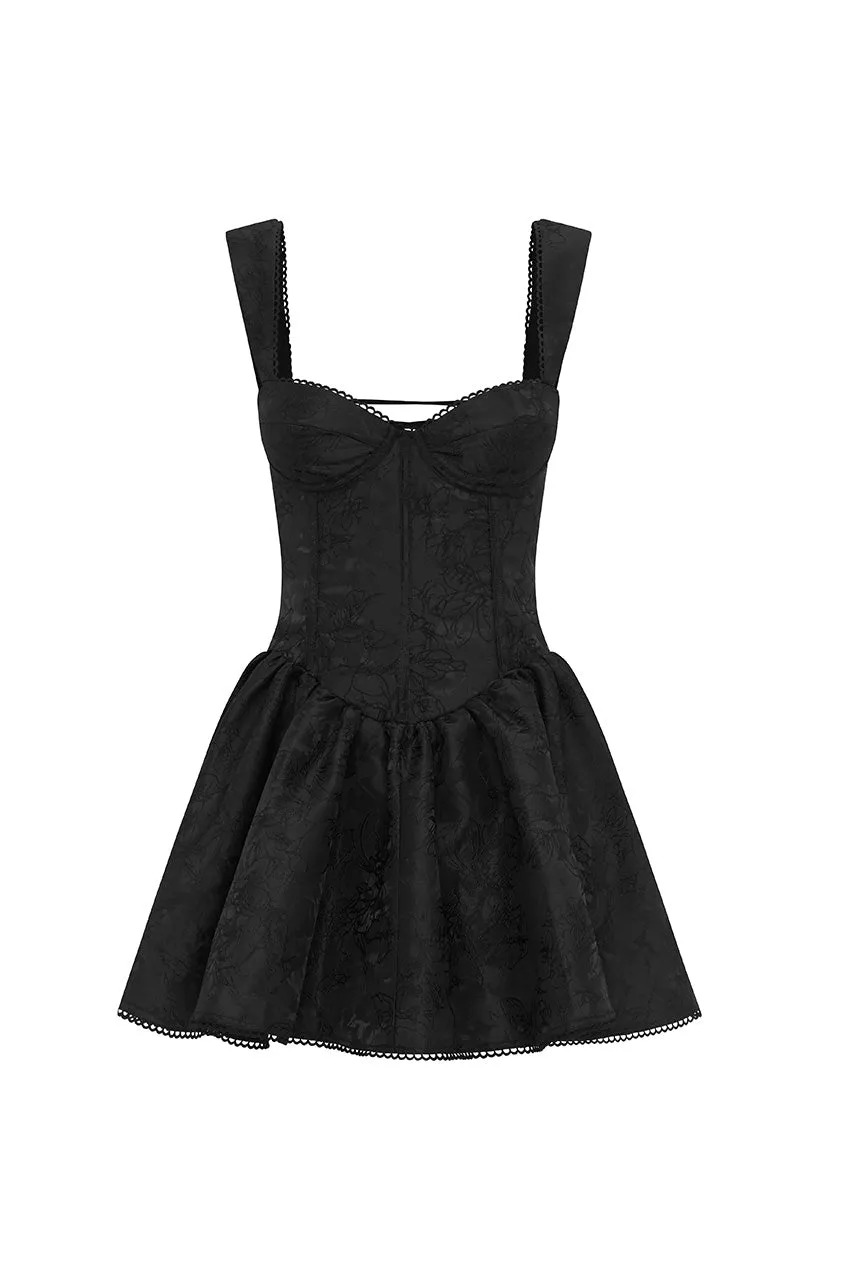 JOELLE MINI DRESS - BLACK sold by Runaway The Label product image thumbnail 3