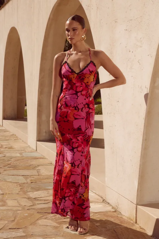 AMINAH MAXI DRESS - ROMANCE PRINT sold by Runaway The Label