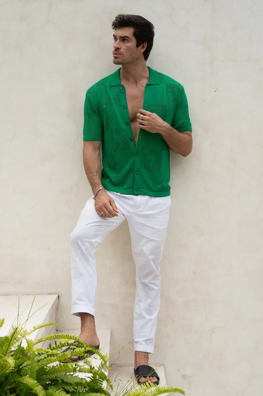 PATRICK SHIRT - GREEN sold by Runaway The Label product image thumbnail 4