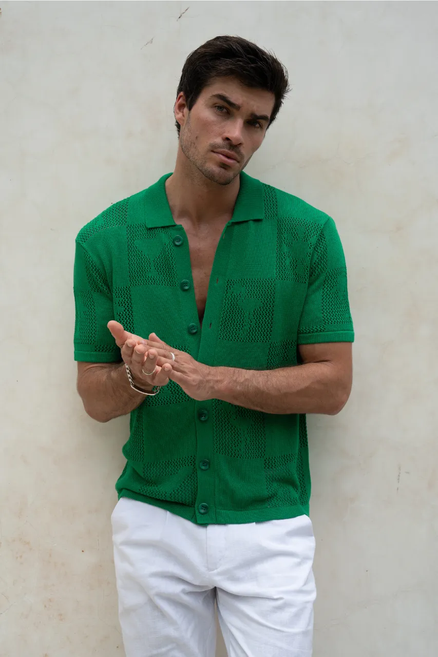 PATRICK SHIRT - GREEN sold by Runaway The Label