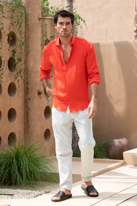 MAXWELL SHIRT - RED sold by Runaway The Label