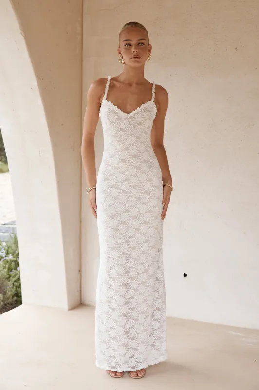 SARTA MAXI DRESS - WHITE sold by Runaway The Label