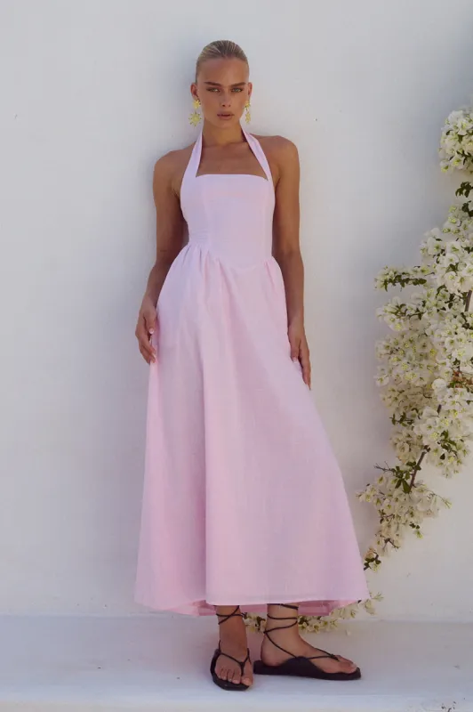 LOCKLEA MIDI DRESS - PINK sold by Runaway The Label