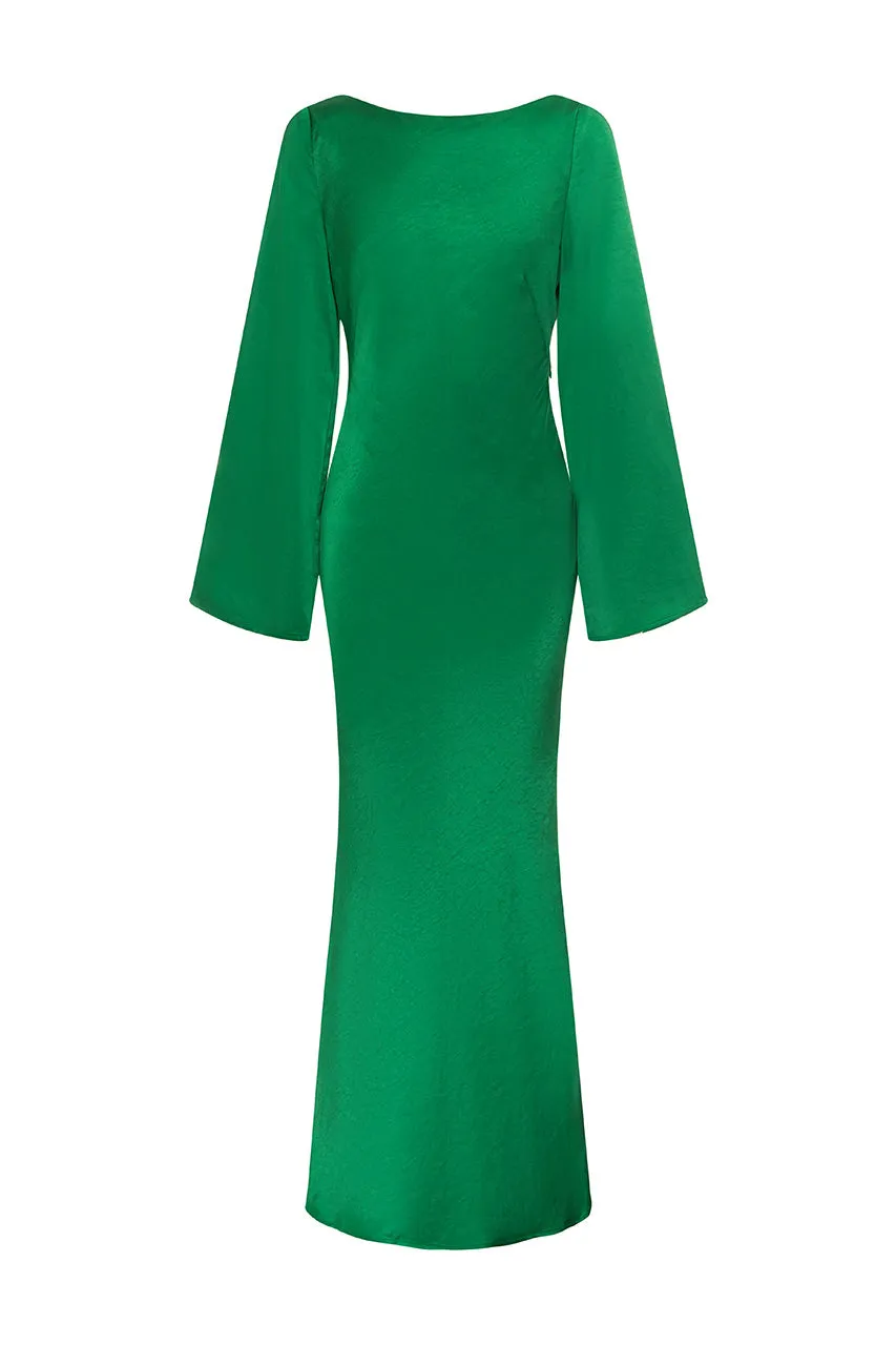 XARIA MAXI DRESS - EMERALD sold by Runaway The Label product image thumbnail 5