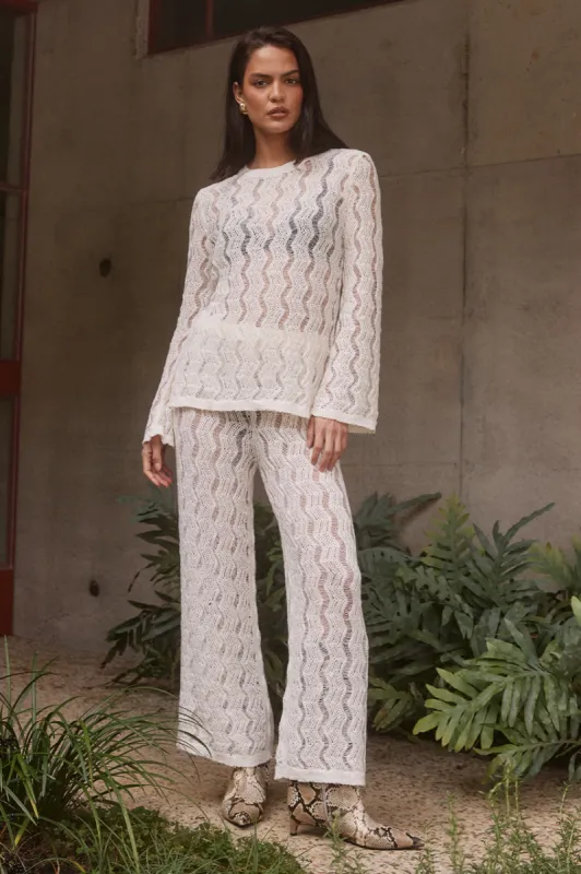 SAMARA PANT - CREAM sold by Runaway The Label