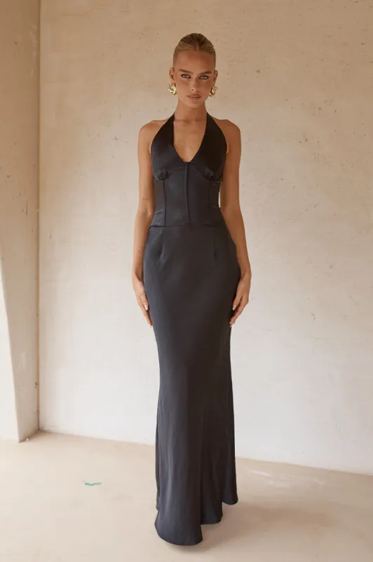 ASADA MAXI DRESS - BLACK sold by Runaway The Label