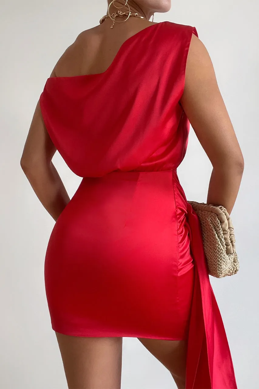 CHARISMA MINI DRESS - RED sold by Runaway The Label product image thumbnail 2