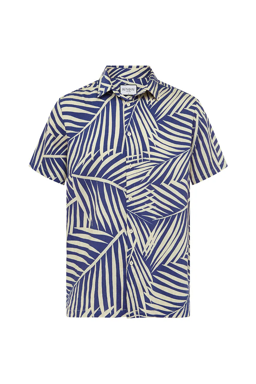 CHASE SHIRT - BLUE PALM sold by Runaway The Label product image thumbnail 5