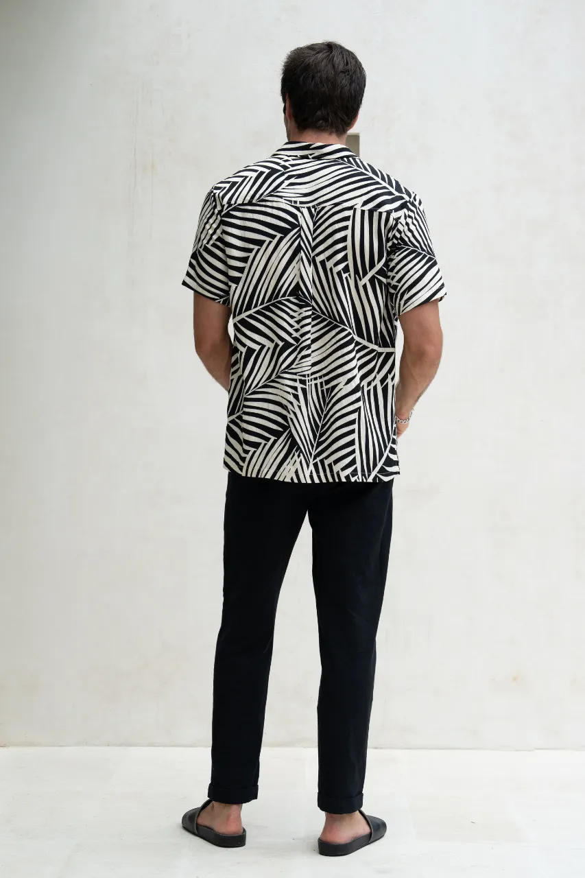 CHASE SHIRT - BLACK PALM sold by Runaway The Label product image thumbnail 2