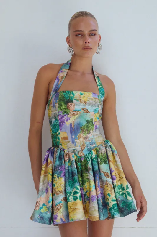 WINSLOW MINI DRESS - ESME PRINT sold by Runaway The Label