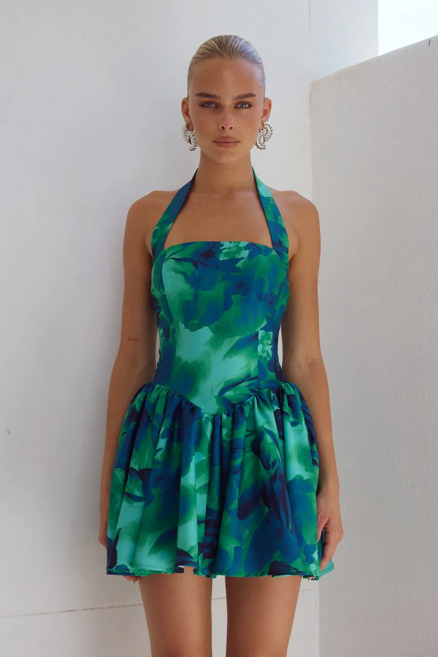 WINSLOW MINI DRESS - CALISTA GREEN sold by Runaway The Label product image thumbnail 2