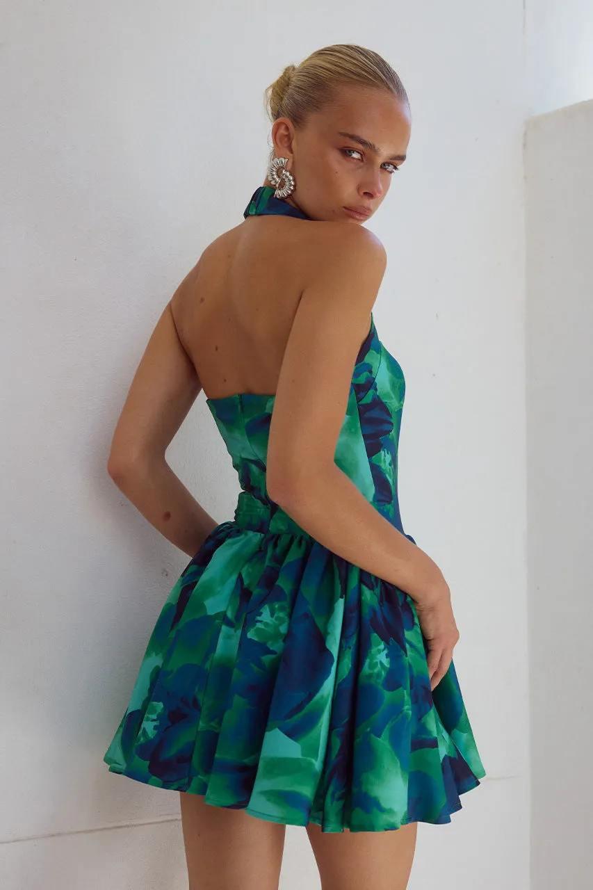 WINSLOW MINI DRESS - CALISTA GREEN sold by Runaway The Label product image thumbnail 3