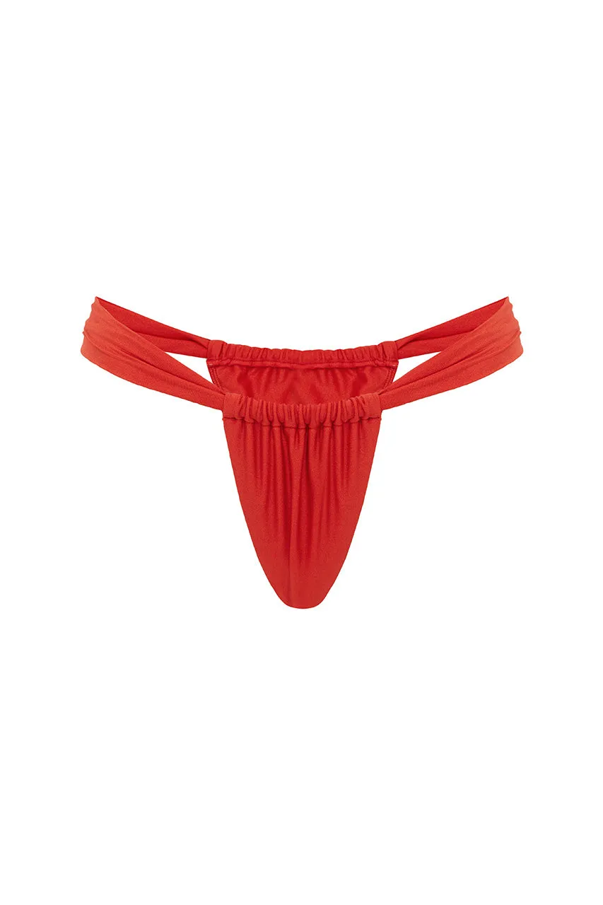 TROPEZ BOTTOM - RED sold by Runaway The Label product image thumbnail 5