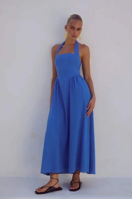 LOCKLEA MIDI DRESS - CORNFLOWER sold by Runaway The Label