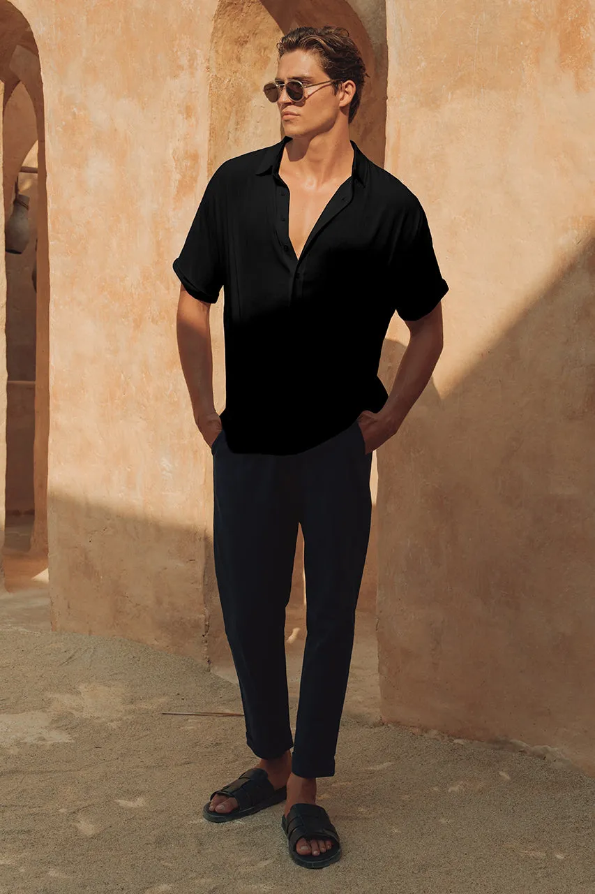 PERRY SHIRT - BLACK sold by Runaway The Label product image thumbnail 3