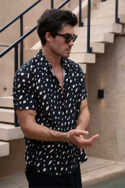 JOE SHIRT - BLACK sold by Runaway The Label