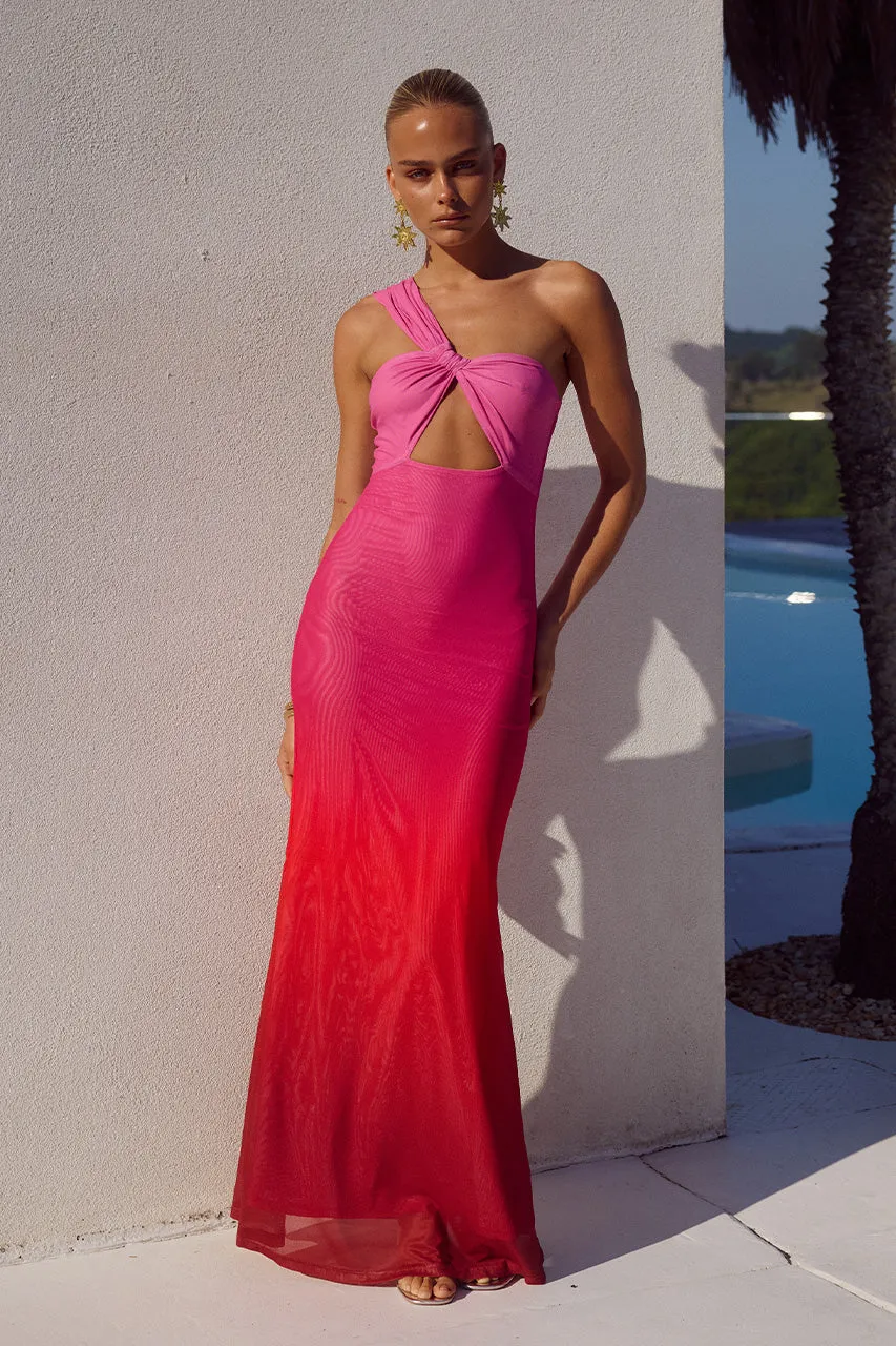 KYREE MAXI DRESS - PINK OMBRE sold by Runaway The Label product image thumbnail 4