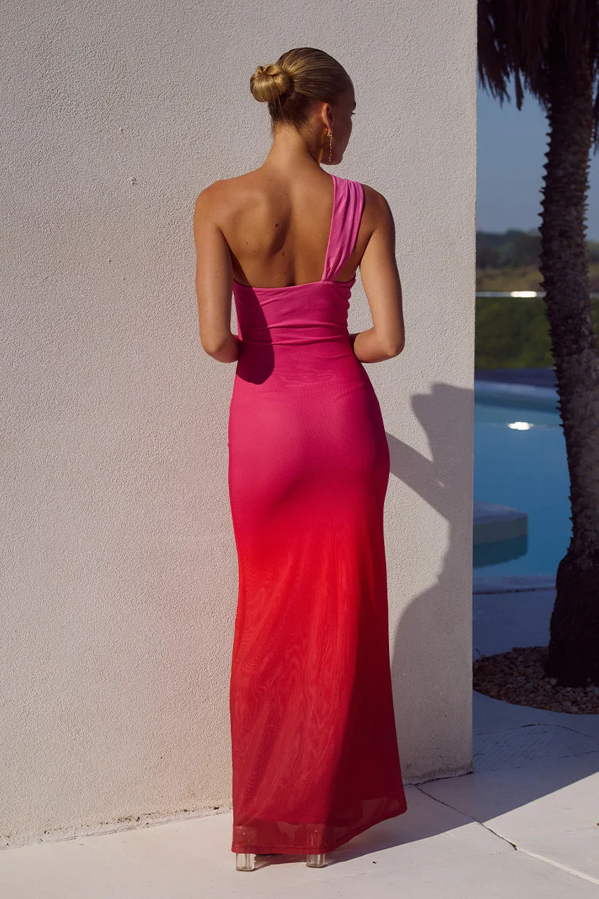 KYREE MAXI DRESS - PINK OMBRE sold by Runaway The Label product image thumbnail 2