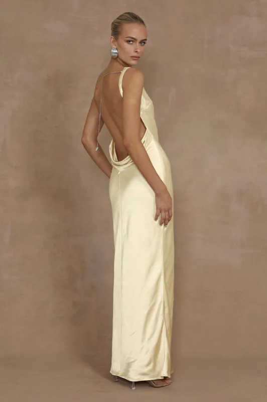 SAMSARA DRESS - LEMON sold by Runaway The Label