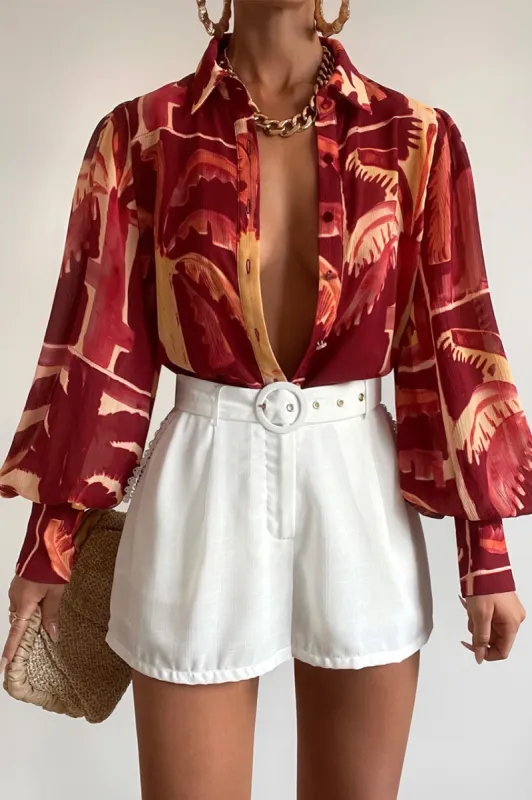 FLEETWOOD BLOUSE - ARLO WINE sold by Runaway The Label