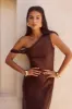 GIA MAXI DRESS - CHOCOLATE sold by Runaway The Label