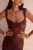 MARGOT MAXI DRESS - CHOCOLATE sold by Runaway The Label