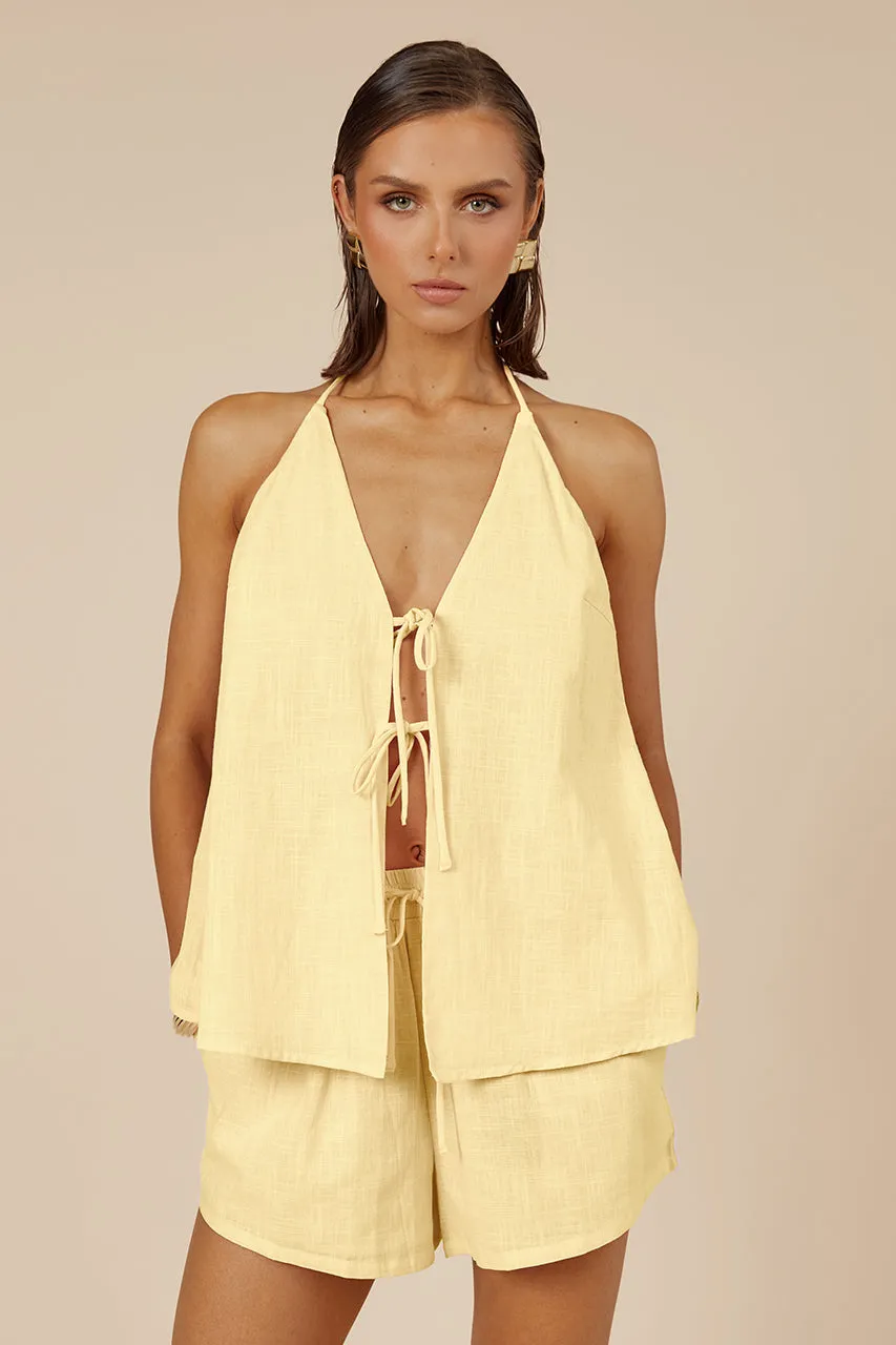 OCTAVIA TOP - LEMON sold by Runaway The Label