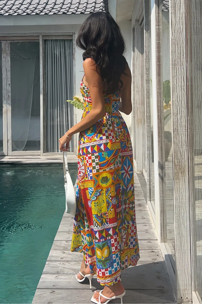 LOCKLEA MIDI DRESS - PHAEDRA PRINT sold by Runaway The Label product image thumbnail 2