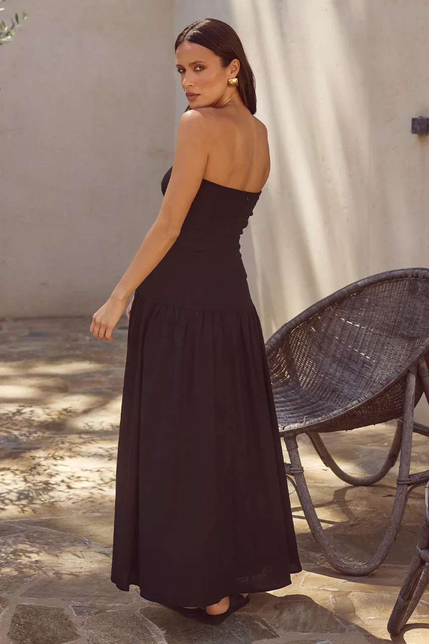 DANICA MIDI DRESS - BLACK sold by Runaway The Label product image thumbnail 2