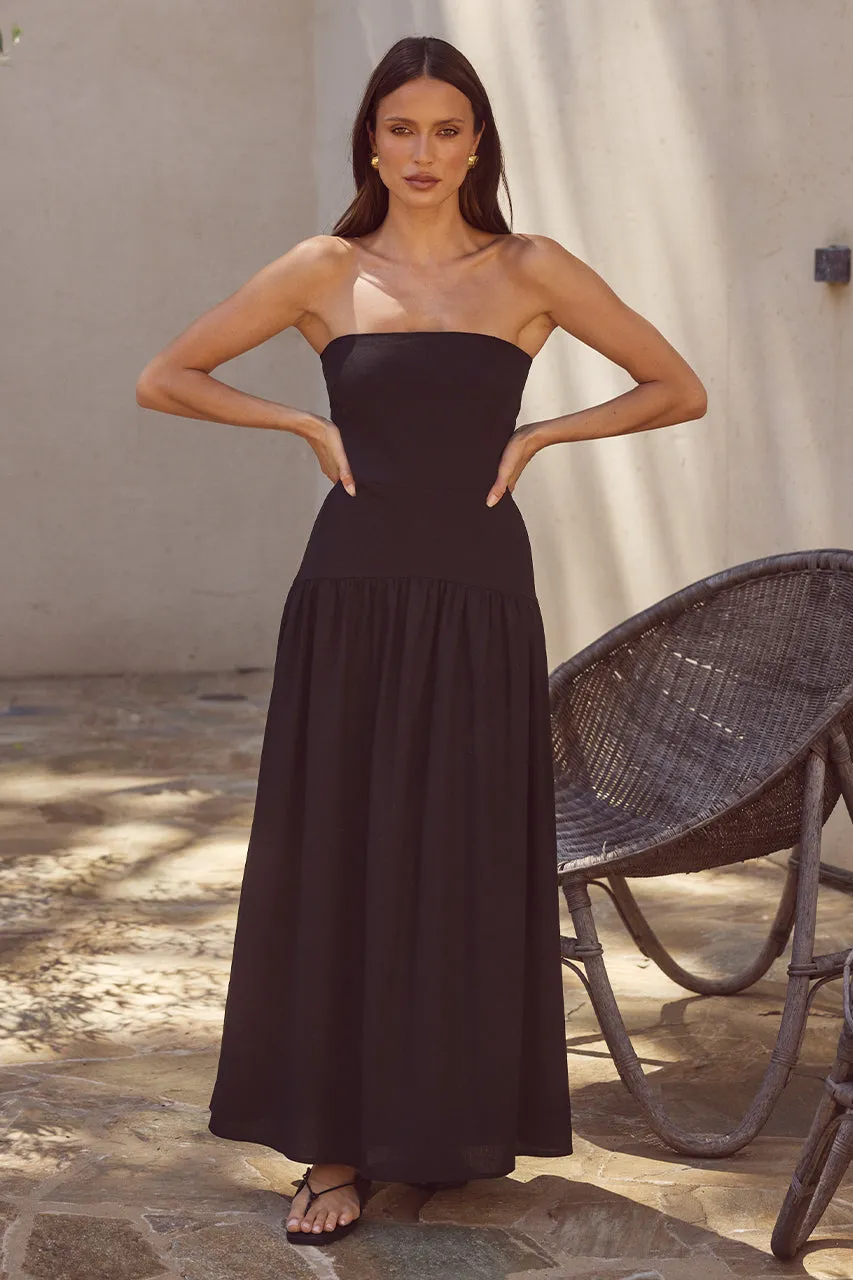 DANICA MIDI DRESS - BLACK sold by Runaway The Label product image thumbnail 4