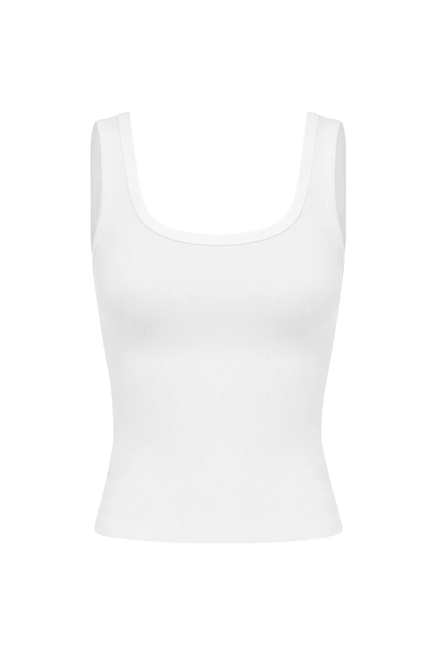 SEDONA TANK - WHITE sold by Runaway The Label product image thumbnail 4