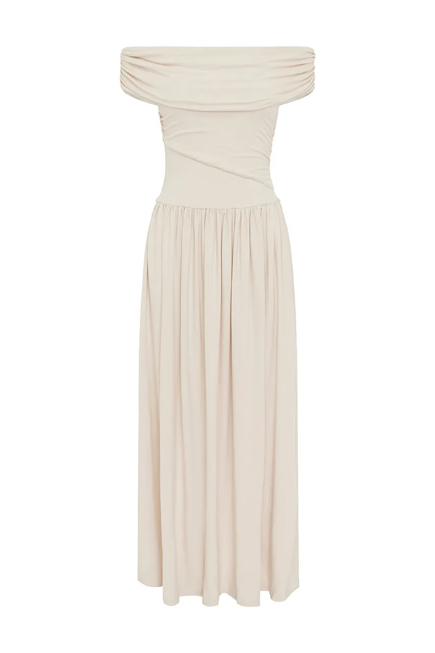 MANALLA MAXI DRESS - STONE sold by Runaway The Label product image thumbnail 4