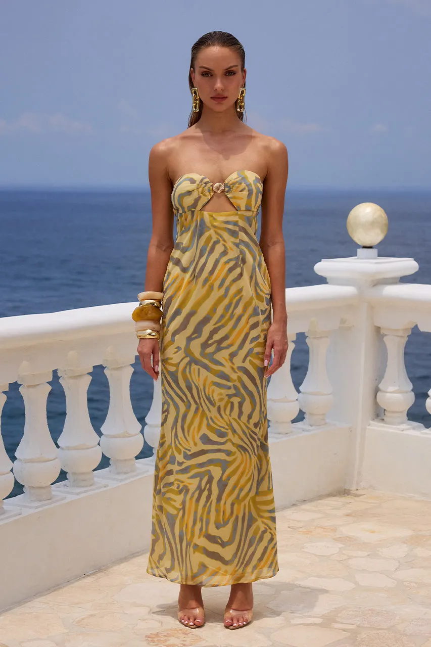 MIDAL MAXI DRESS - SIVELLA PRINT sold by Runaway The Label product image thumbnail 3