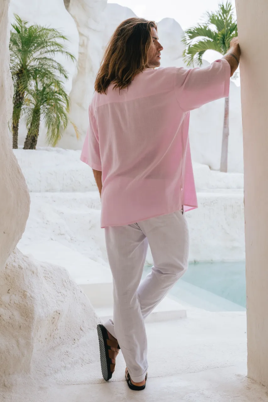 DENJAY SHIRT - PINK sold by Runaway The Label product image thumbnail 2