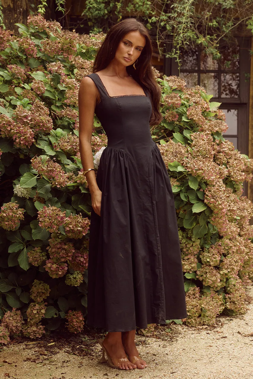 LANI MIDI DRESS - BLACK sold by Runaway The Label product image thumbnail 5