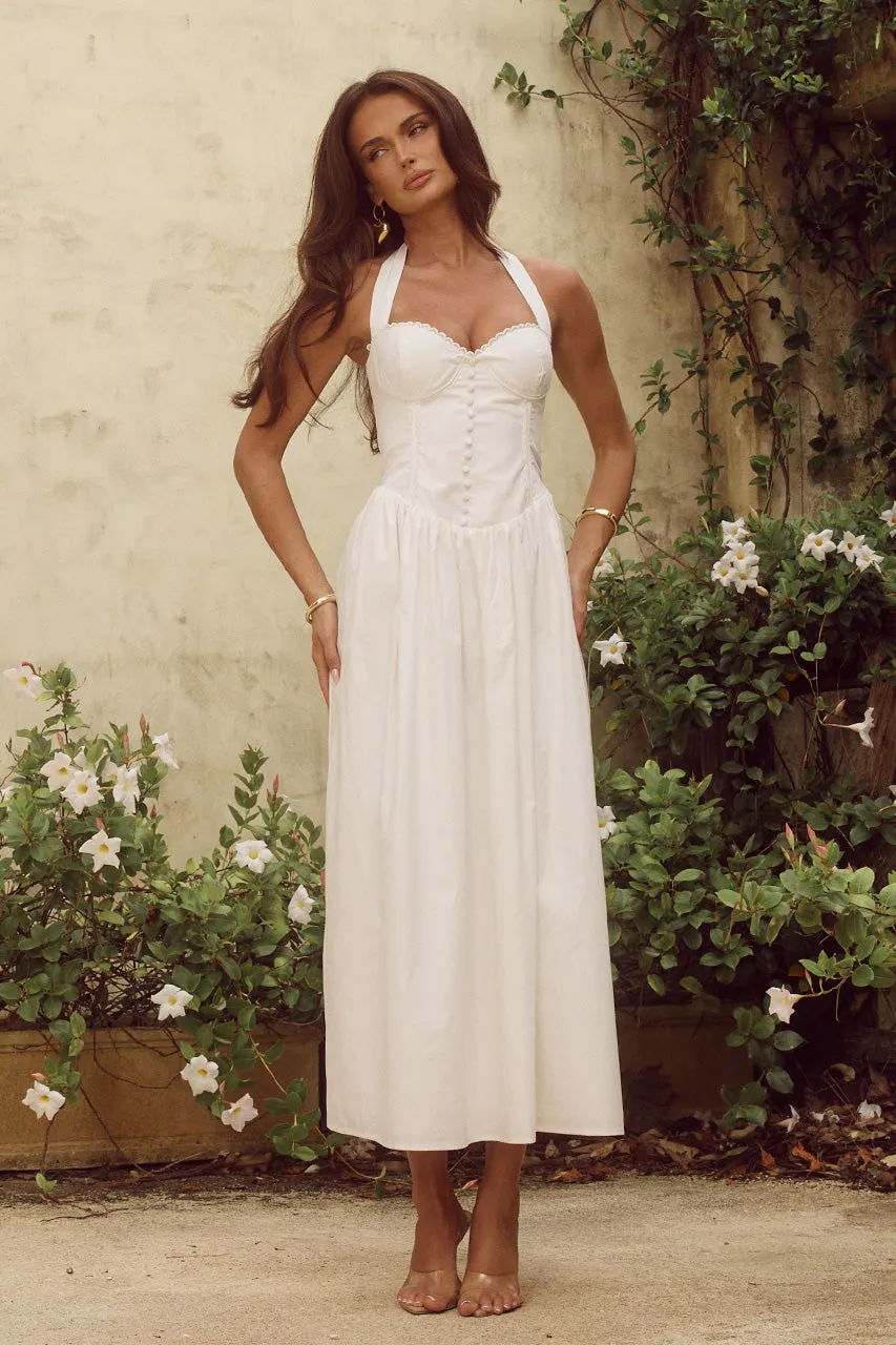 ADALINE MIDI DRESS - WHITE sold by Runaway The Label product image thumbnail 3