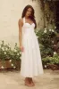 ADALINE MIDI DRESS - WHITE sold by Runaway The Label