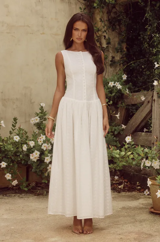 NEVAH MAXI DRESS - WHITE sold by Runaway The Label