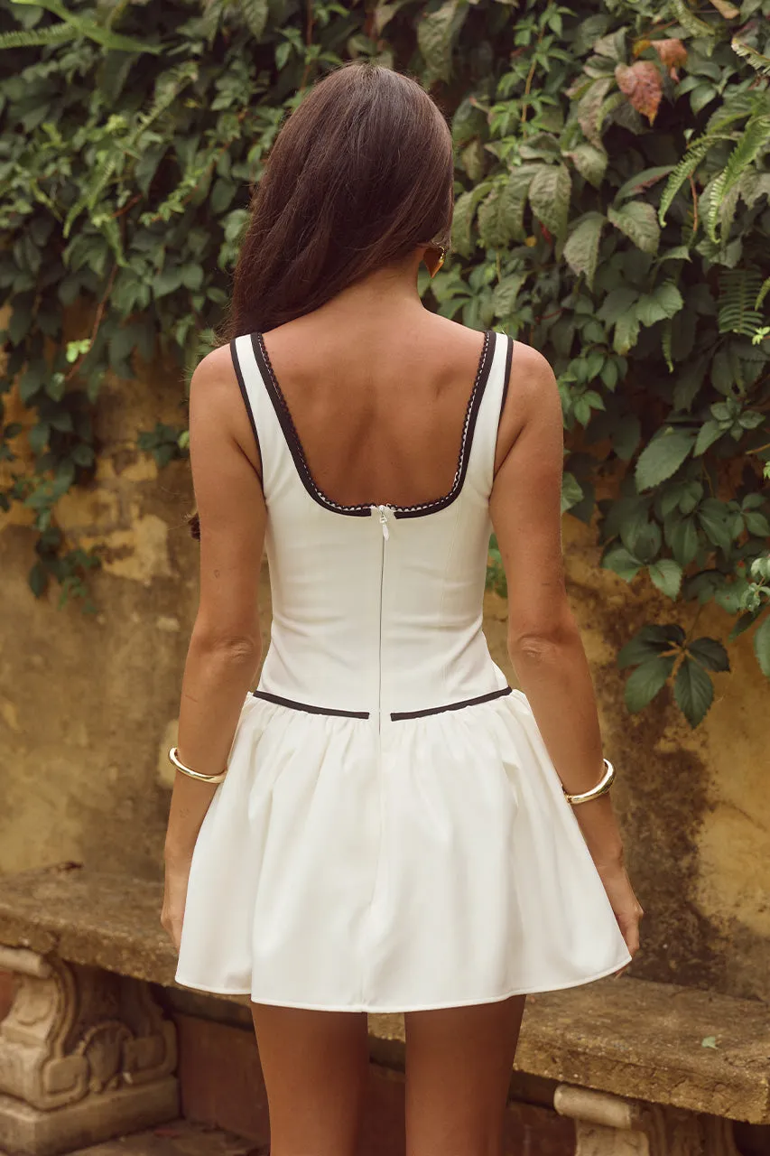 ADALINE MINI DRESS - WHITE sold by Runaway The Label product image thumbnail 4