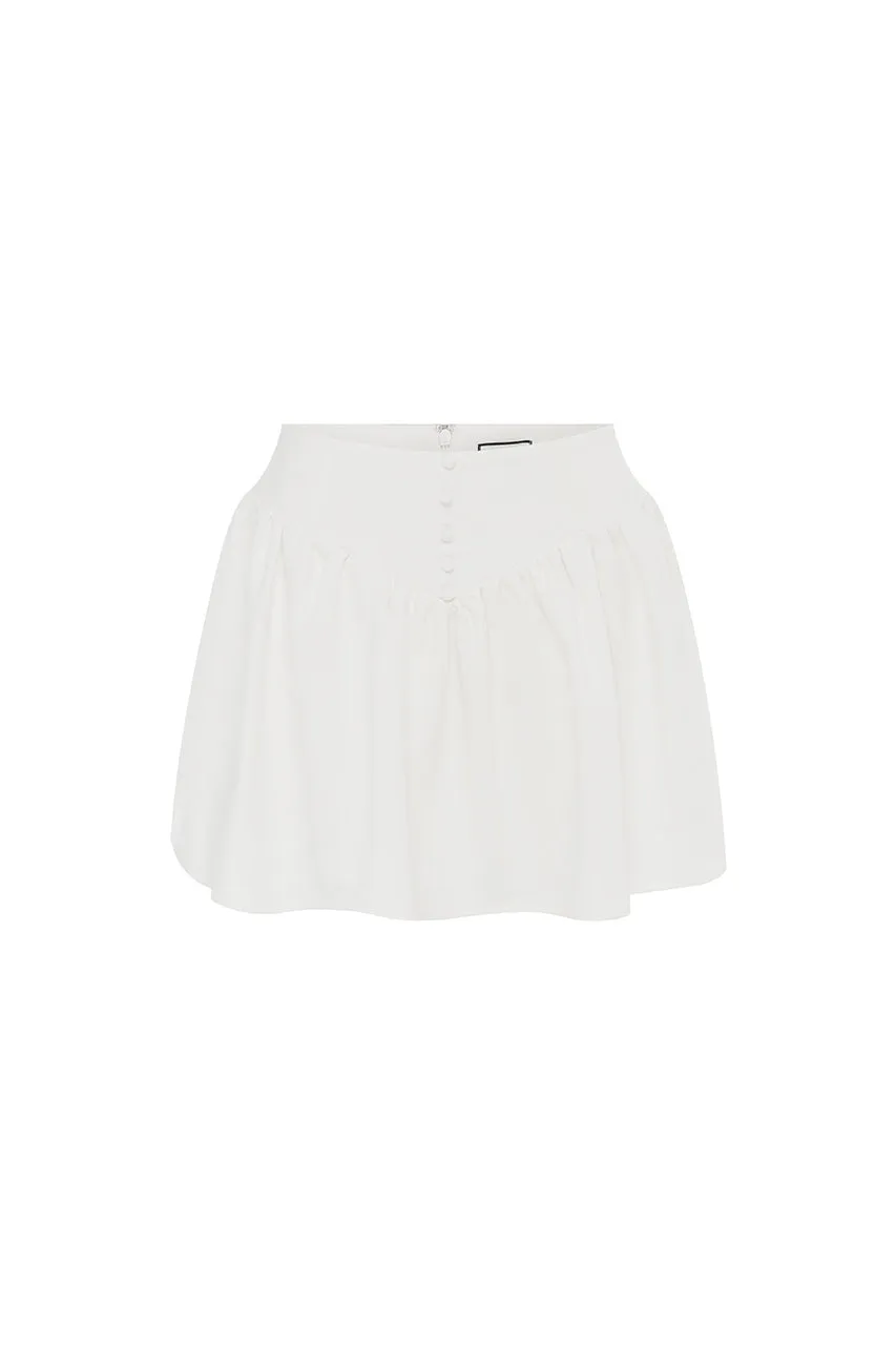 LANI MINI SKORT - WHITE sold by Runaway The Label product image thumbnail 5