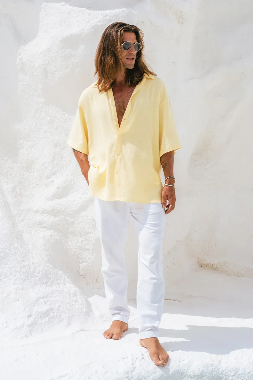CASSIAN SHIRT - LEMON sold by Runaway The Label product image thumbnail 3