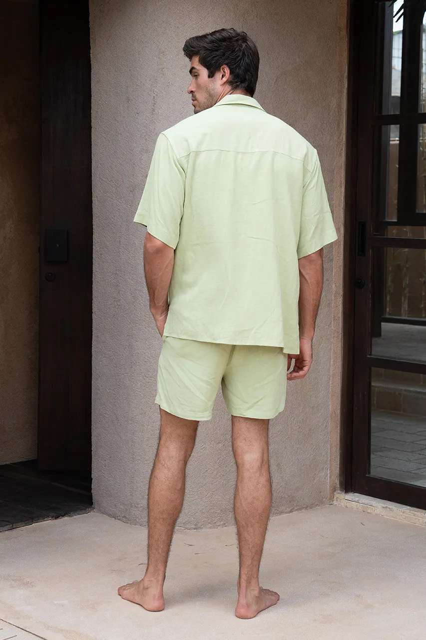 CASSIAN SHIRT - LIME sold by Runaway The Label product image thumbnail 2